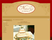 Tablet Screenshot of konditorei-naderer.at